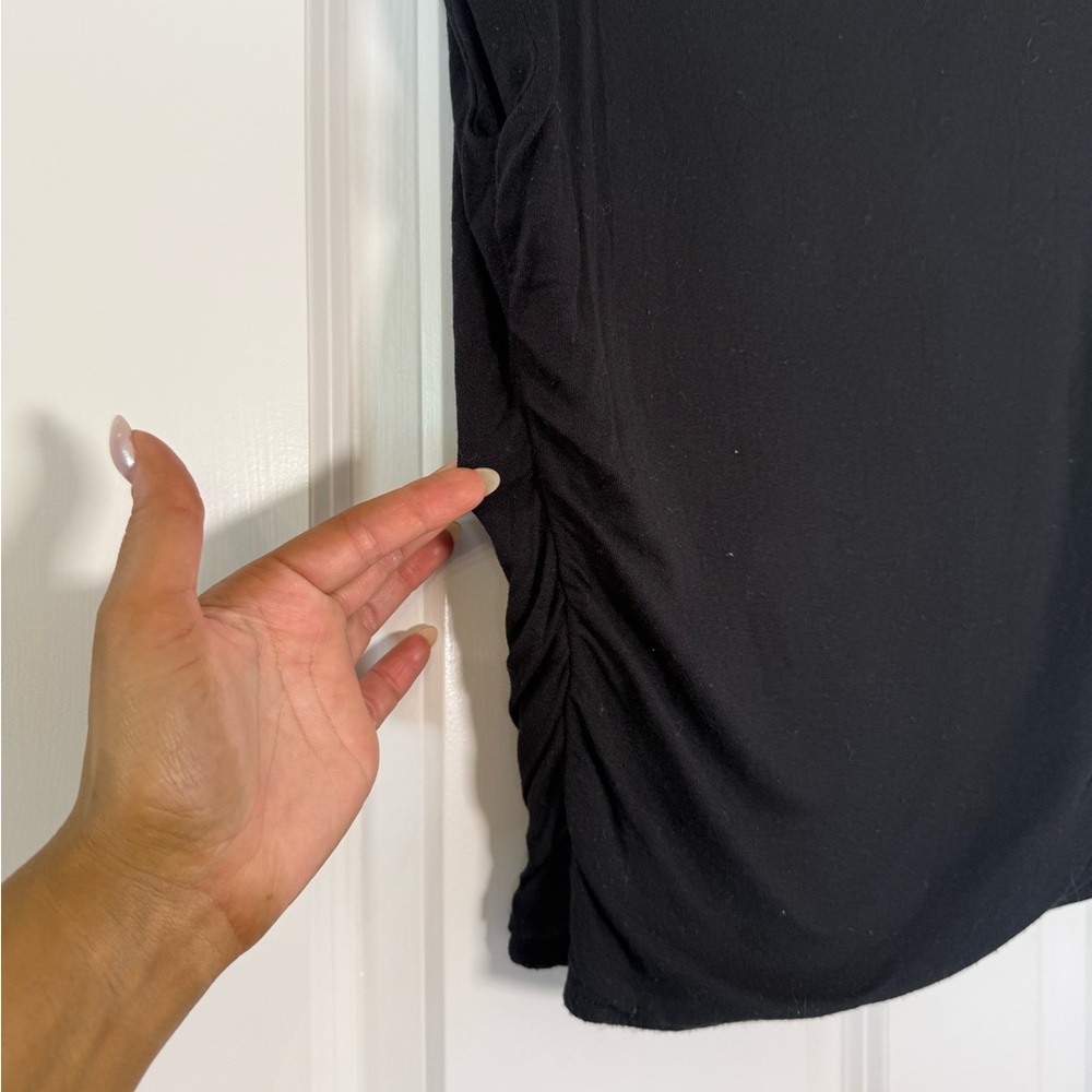 High Neck Ruched Tank - Picture 2 of 5